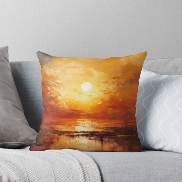 Artikelvorschau, Entdecken Sie "Simplistic & Minimalistic Vintage Sunset" Abstrakte Kunst entworfen und verkauft von ArtificialGenes.