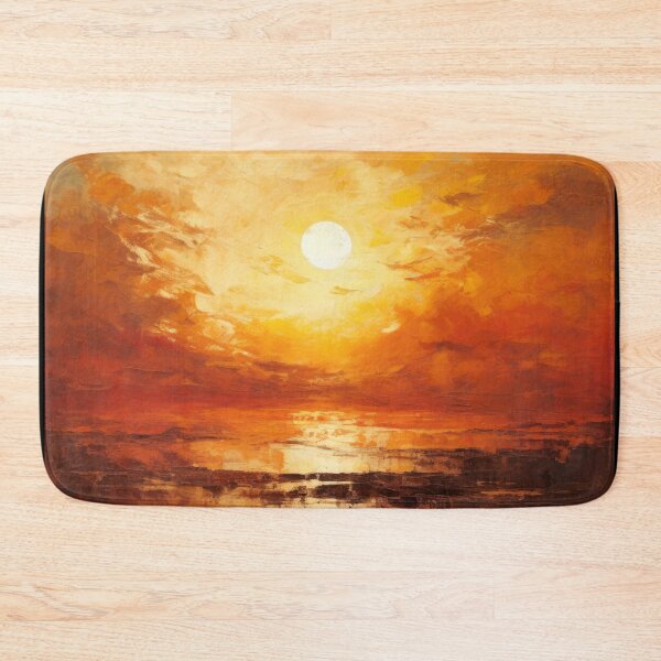 Artikelvorschau, Entdecken Sie "Simplistic & Minimalistic Vintage Sunset" Abstrakte Kunst entworfen und verkauft von ArtificialGenes.