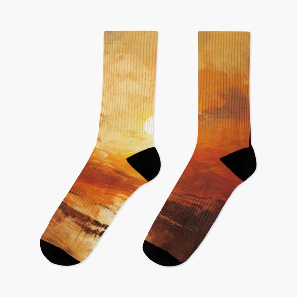 Artikelvorschau, Entdecken Sie "Simplistic & Minimalistic Vintage Sunset" Abstrakte Kunst entworfen und verkauft von ArtificialGenes.