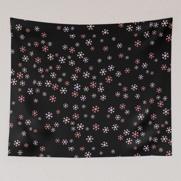 Item preview, Pink snowflakes pattern designed and sold by Naja05.