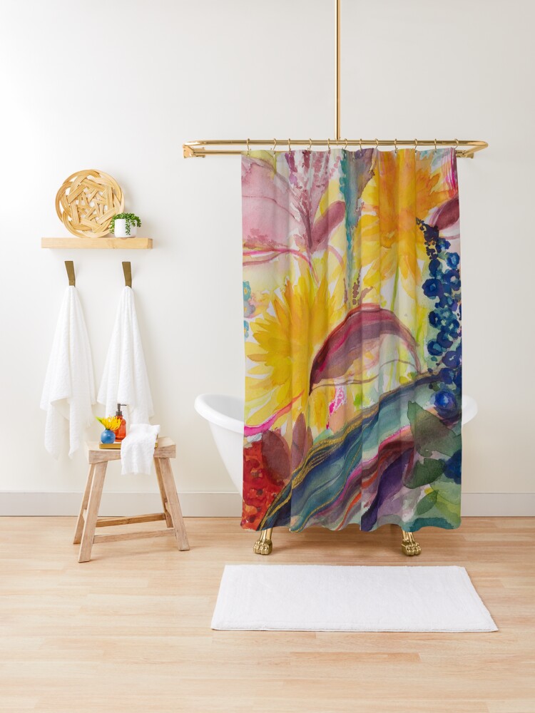 Thumbnail 1 of 5, Shower Curtain, Noldes Garden designed and sold by BirgitteB.