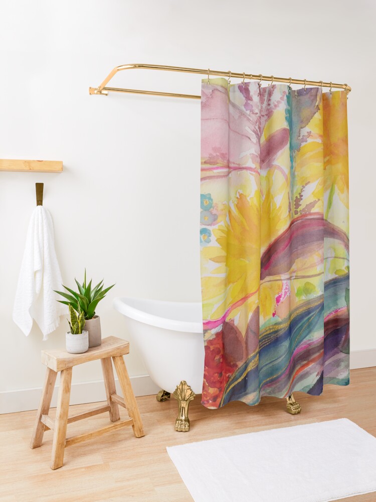 Thumbnail 3 of 5, Shower Curtain, Noldes Garden designed and sold by BirgitteB.