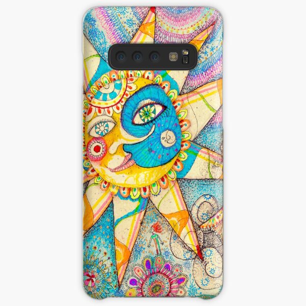 The Lady, The Sun and The Shooting Star Samsung Galaxy Snap Case