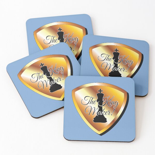Item preview, The King Maker, maker of men slogan shield motto designed and sold by Harlake.