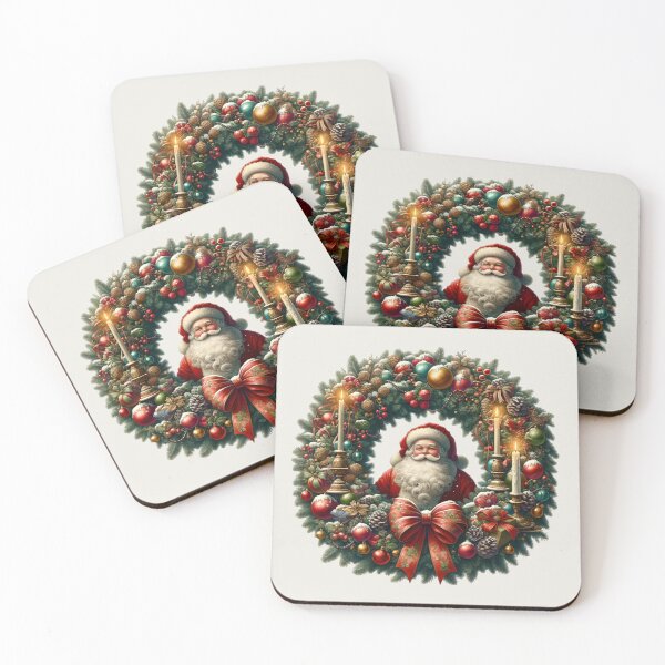Item preview, Vintage Christmas advent wreath designed and sold by Zenalia.