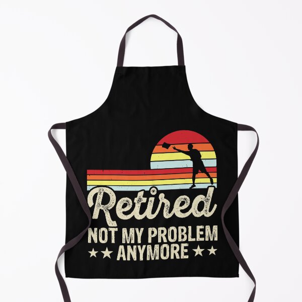 Item preview, Retired Not My Problem Anymore Cornhole Retro Design - Baggo Bean Bag Toss - Funny Cornhole Player Vintage designed and sold by naworas.
