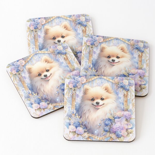 Item preview, cute kawaii anime Pomeranian Pomeranian dog designed and sold by WallyPink.