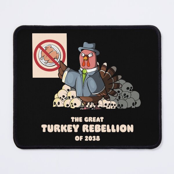 Item preview, Funny Christmas Thanksgiving Turkey (on dark colors) designed and sold by messy-nessie.