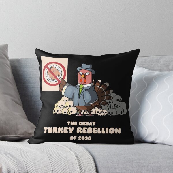 Item preview, Funny Christmas Thanksgiving Turkey (on dark colors) designed and sold by messy-nessie.