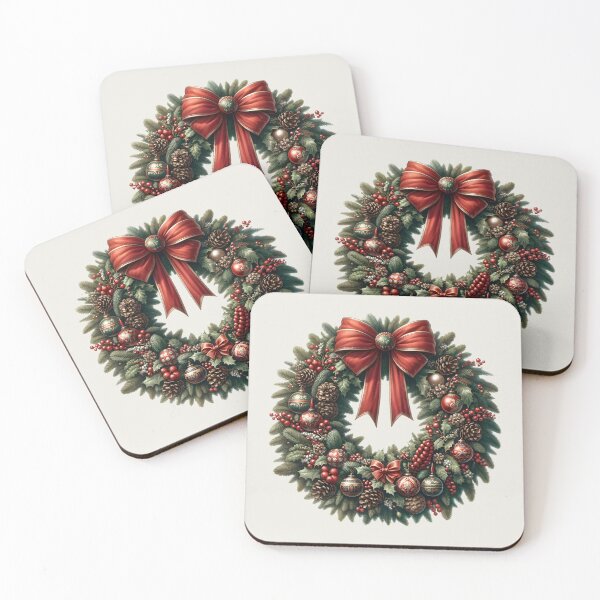 Item preview, Vintage Christmas advent wreath designed and sold by Zenalia.