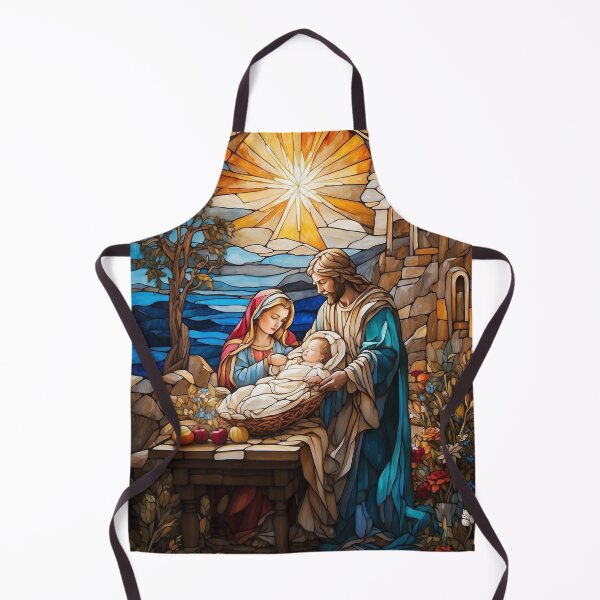 Artikelvorschau, Buntglaskunst, Geburt des Erlösers Jesus Christus – Christ entworfen und verkauft von HeavenArtStudio.