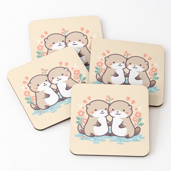 Item preview, Significant Otters - Otters Holding Hands designed and sold by Chanaika4.
