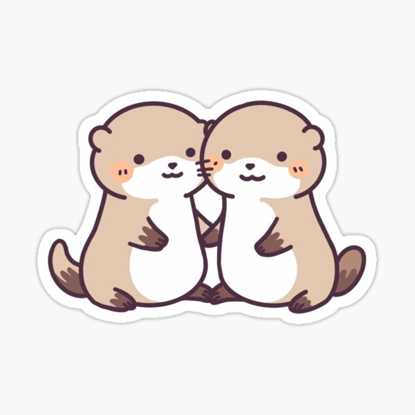Artikel-Vorschau von Bedeutende Otter - Händchenhaltende Otter, designt und verkauft von Chanaika4.