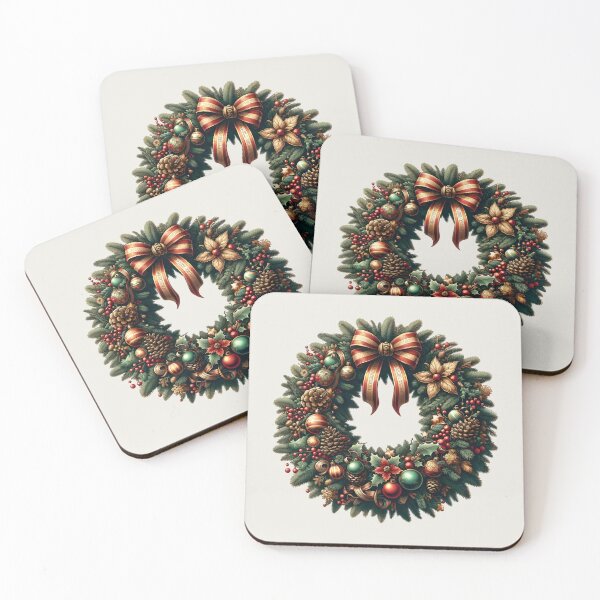 Item preview, Vintage Christmas advent wreath designed and sold by Zenalia.