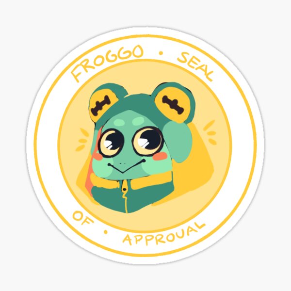 Artikelvorschau, Froggo Gütesiegel entworfen und verkauft von Filibusterfrog.