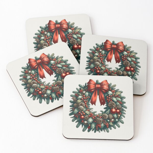 Item preview, Vintage Christmas advent wreath designed and sold by Zenalia.
