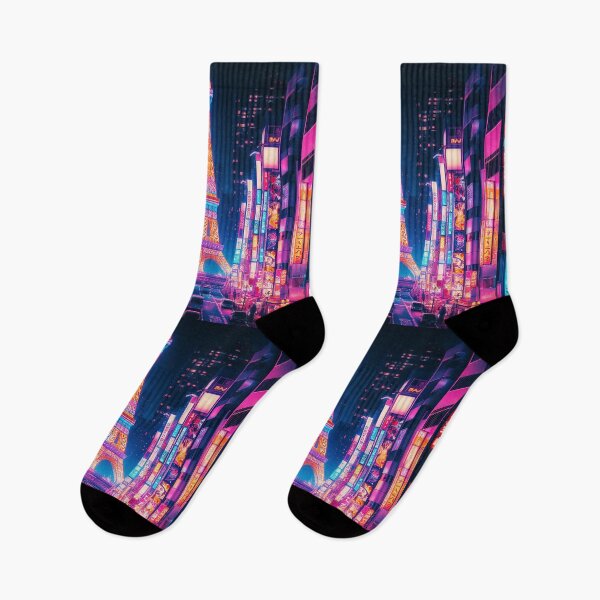 Item preview, Tokyo Neon Wonderland With Eiffel tower designed and sold by Mano-World.