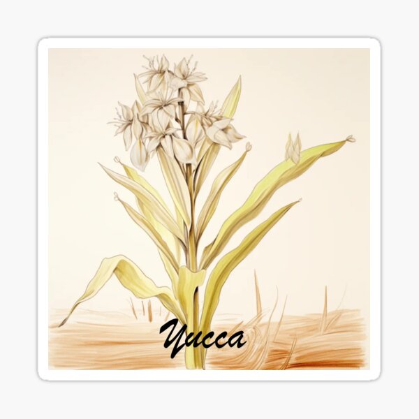 Item preview, Yucca Flowers Inspired By My Mothers Flower Paintings  designed and sold by CDC40.
