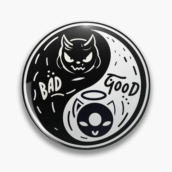 Item preview, Yin and yang: Bad and Good designed and sold by akaajoficial.