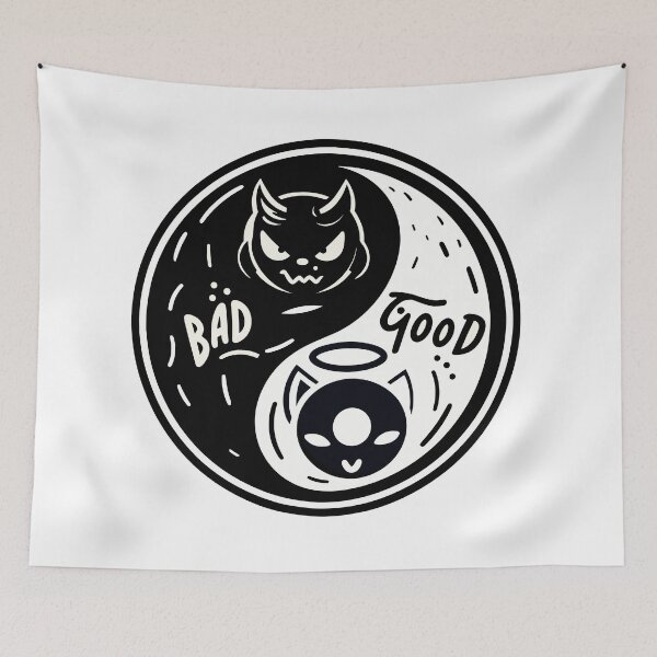 Item preview, Yin and yang: Bad and Good designed and sold by akaajoficial.