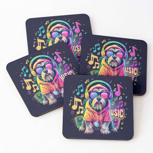 Item preview, Music Loving Schnauzer designed and sold by Mario  Castaño Contreras.