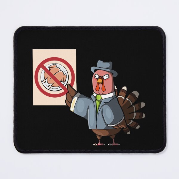 Item preview, Don't eat Turkey - Funny Christmas Thanksgiving Protesting Turkey designed and sold by messy-nessie.