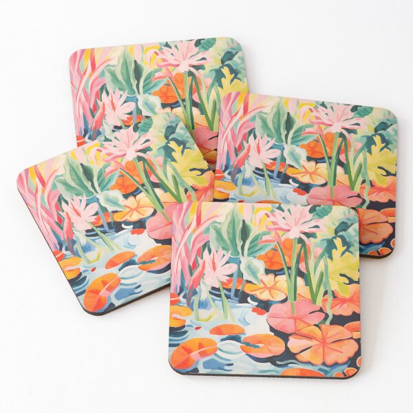 Item preview, Lillypad Nature Pond Matisse Inspired designed and sold by trajeado14.