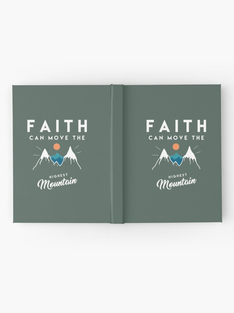 Alternate view of Faith Quote Hardcover Journal