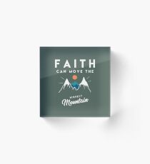 Faith Quote Acrylic Block