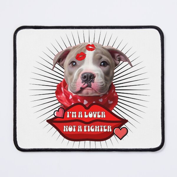 Item preview, Pit bull - I'm a Lover not a Fighter designed and sold by TempoTees.