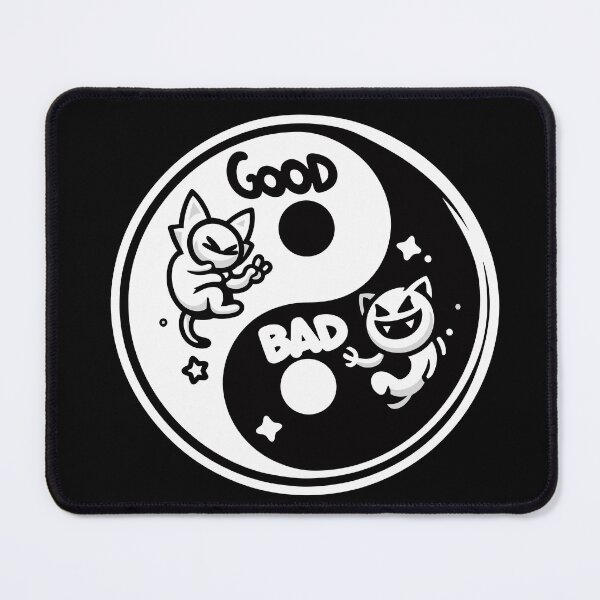 Item preview, Yin yang: Cats Bad and Good designed and sold by akaajoficial.