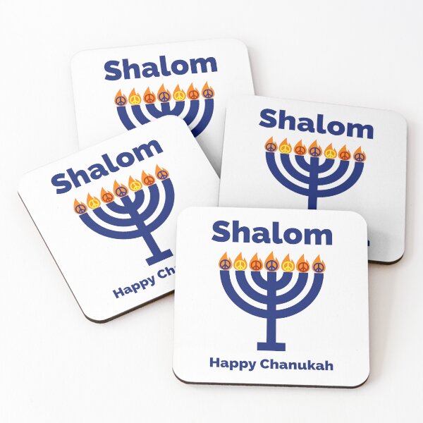 Item preview, Shalom happy Chanukah  designed and sold by Rachel the Artist .