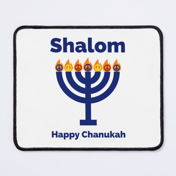 Item preview, Shalom happy Chanukah designed and sold by Rachel the Artist .