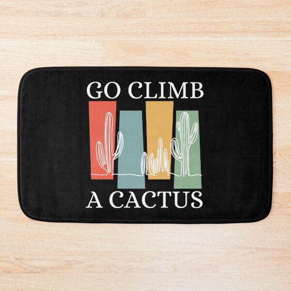 Item preview, Go Climb A Cactus Succulent Plant Funny Retro Cactus designed and sold by Wiss2Arts.