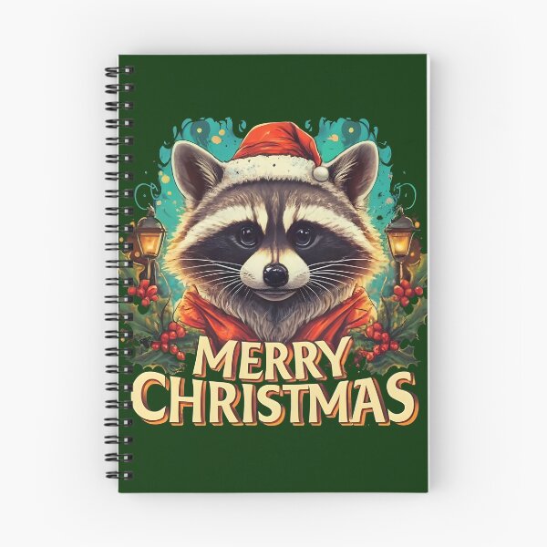 Item preview, Feliz Navidad - El mapache navideño designed and sold by MrChimpStore.