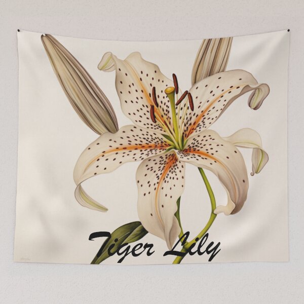 Item preview, Tiger Lily Flowers Inspired By My Mothers Flower Paintings  designed and sold by CDC40.
