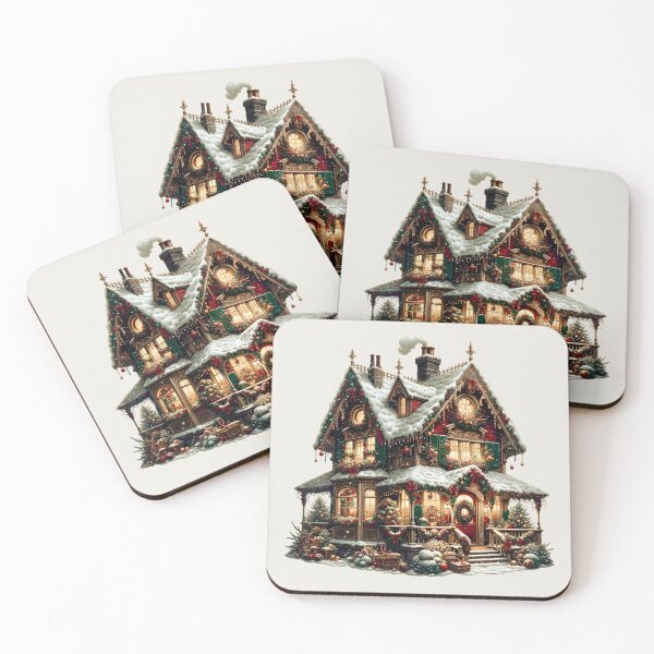 Item preview, Vintage Christmas house designed and sold by Zenalia.