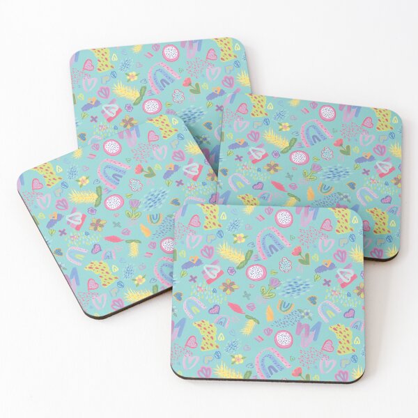 Item preview, Pastel Rainbows and Flowers designed and sold by FuriByDesign.