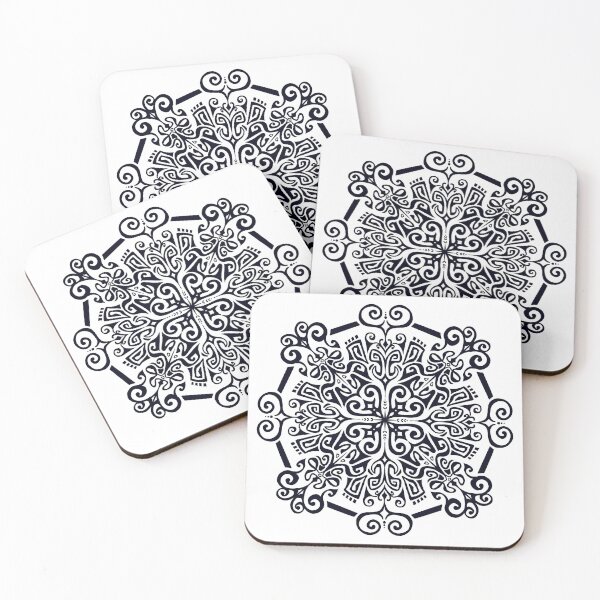 Item preview, Black and White Radial Swirls designed and sold by kspence66.
