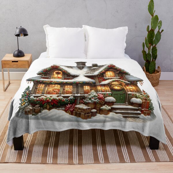 Item preview, Vintage Christmas house designed and sold by Zenalia.