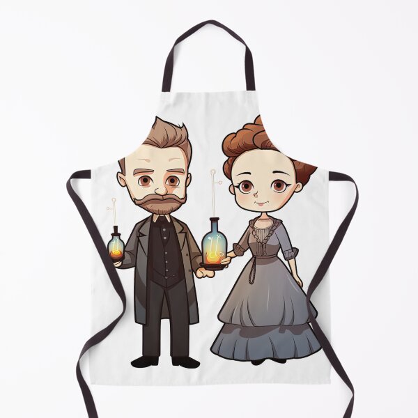 Item preview, Pierre and Marie Curie | cute style designed and sold by ComicsFactory.