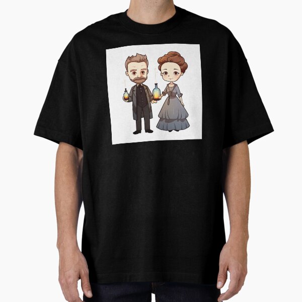 Item preview, Pierre and Marie Curie | cute style designed and sold by ComicsFactory.