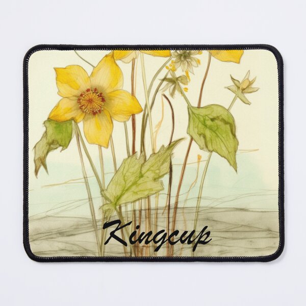 Item preview, Kingcup Flowers Inspired By My Mothers Flower Paintings designed and sold by CDC40.