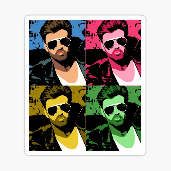 Item preview, George Michael Pop Art designed and sold by SillyArtwork.