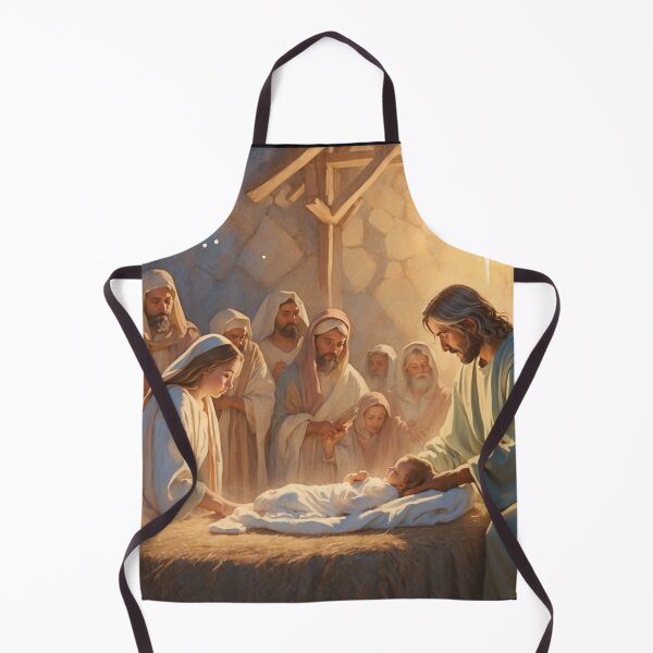 Artikelvorschau, Christliche Kunst, Weihnachtsgeburt Jesu Christi entworfen und verkauft von HeavenArtStudio.