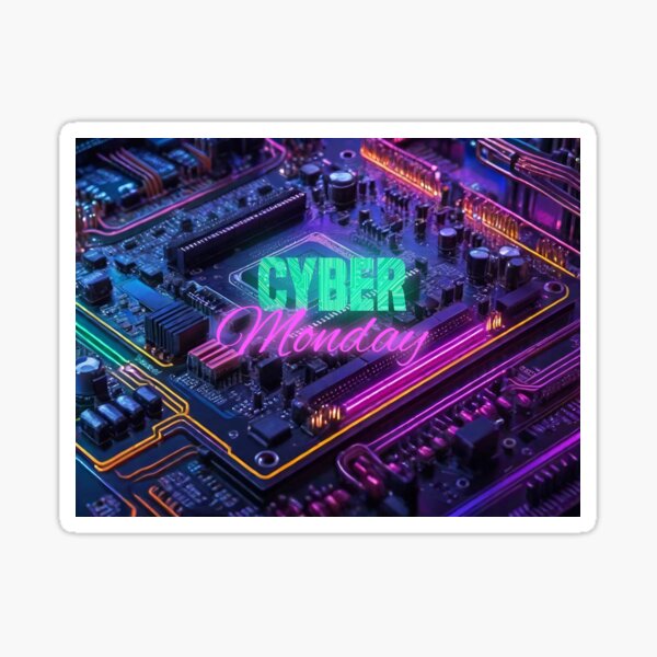 Cyber Monday logo Sticker