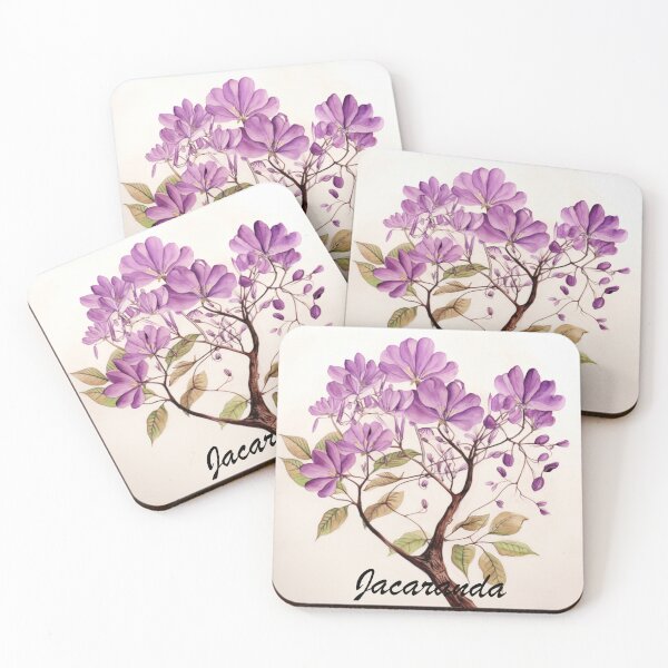 Item preview, Jacaranda Flowers Inspired By My Mothers Flower Paintings  designed and sold by CDC40.