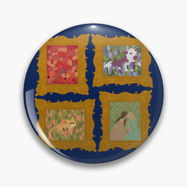 Item preview, Flower cow cat and anything but lovers painting  designed and sold by ScarletDesigns3.