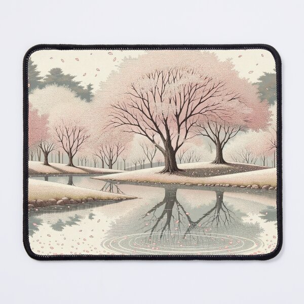 Item preview, Tranquil Reflections in Springtime Grove designed and sold by PictorialWhimsy.