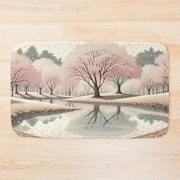 Item preview, Tranquil Reflections in Springtime Grove designed and sold by PictorialWhimsy.